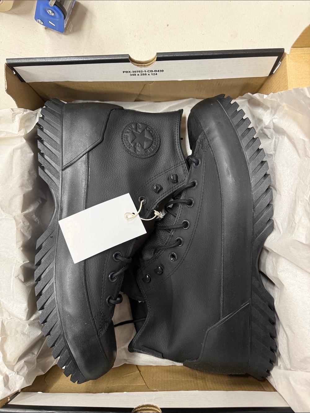 Converse Black High-Top Lug Sole Boots